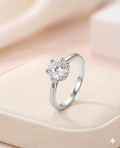 Timeless Solitaire Adjustable Ring